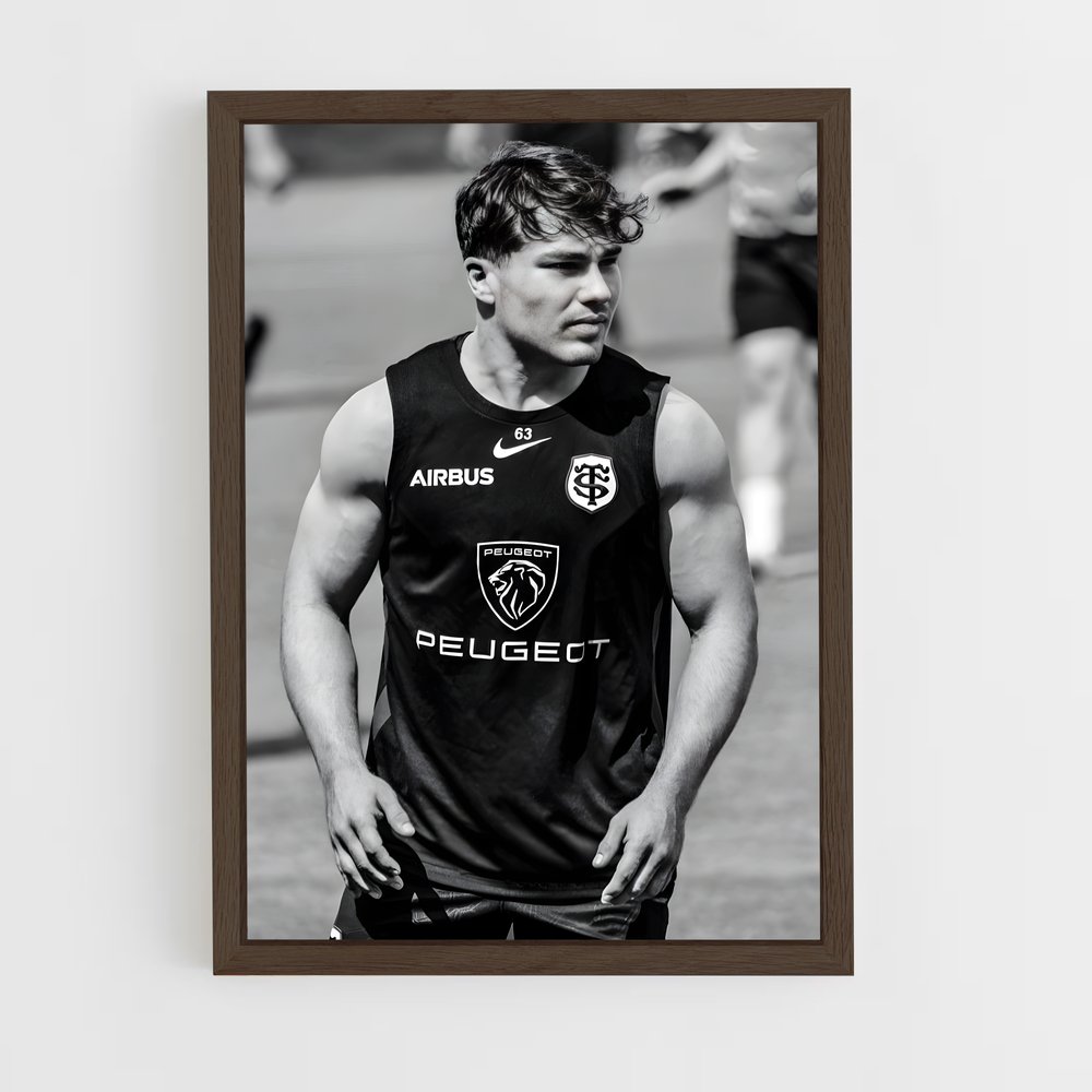 Poster Antoine de dupont – affiche Rugby (vue 5)